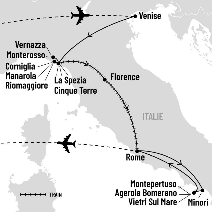 Italie en formule active map